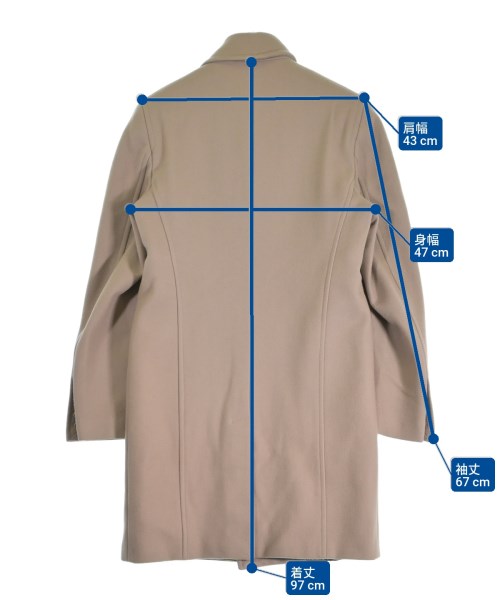 CoSTUME NATIONAL HOMME（コスチュームオム）ステンカラーコート ベージュ サイズ:44(S位) メンズ/2200652060041