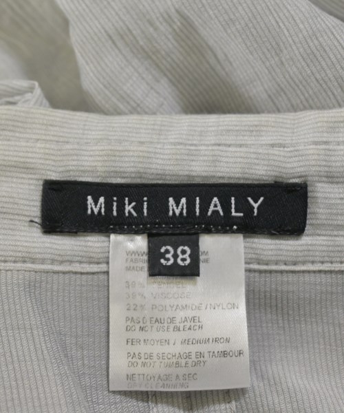 MIKI MIALY（ミキミアリ）カジュアルシャツ グレー サイズ:38(S位) レディース/2200609045121