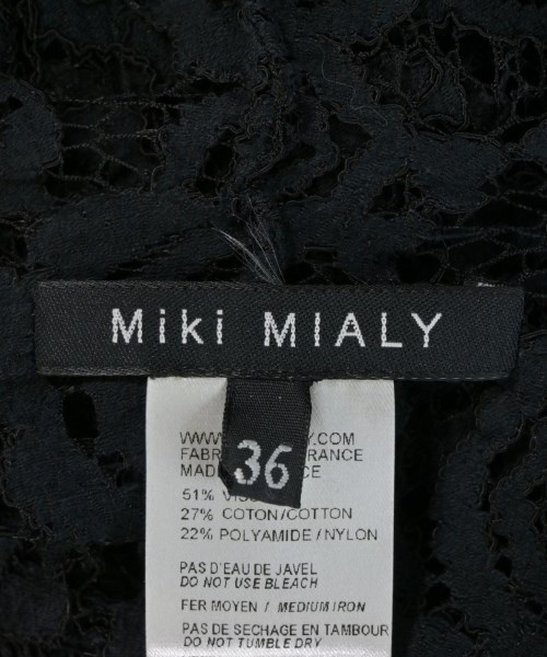 MIKI MIALY（ミキミアリ）ベスト 黒 サイズ:36(XS位) レディース/2200704521223