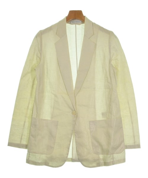 MIKI MIALY(ミキミアリ)カジュアルジャケット ベージュ サイズ:34(XS位)/2200645055085