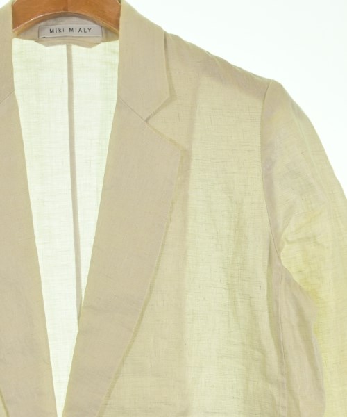 MIKI MIALY（ミキミアリ）カジュアルジャケット ベージュ サイズ:34(XS位) レディース/2200645055085