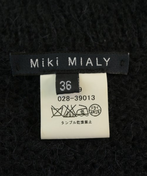 MIKI MIALY（ミキミアリ）カーディガン 黒 サイズ:36(XS位) レディース/2200723722021