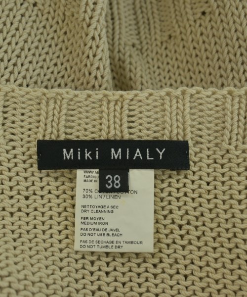 MIKI MIALY（ミキミアリ）ベスト/ノースリーブ ベージュ サイズ:38(S位) レディース/2200713969054