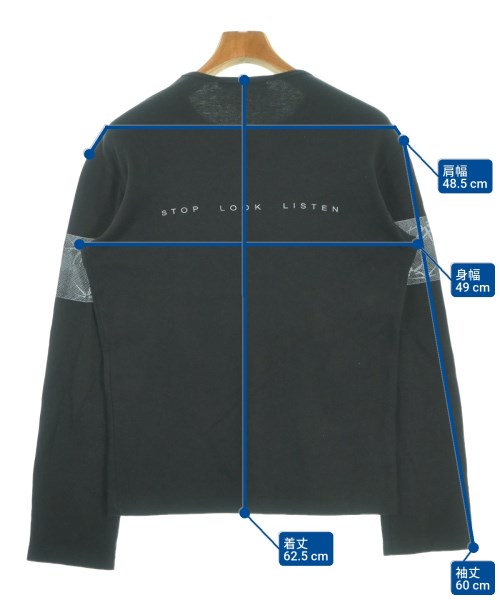 CHRISTOPHE LEMAIRE（クリストフル　ルメール）Tシャツ・カットソー 黒 サイズ:1(S位) メンズ/2200657192129