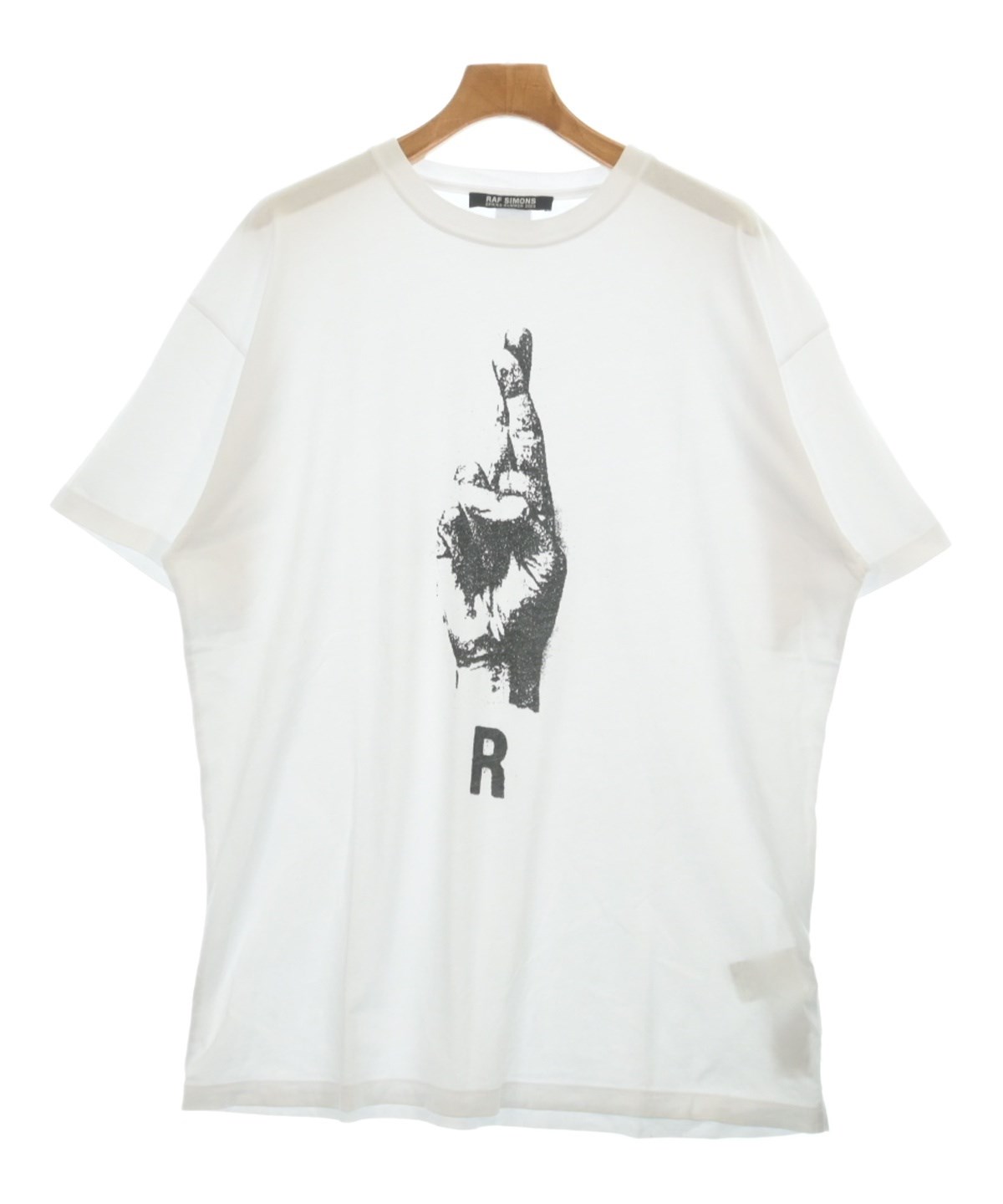 RAF SIMONS（ラフシモンズ）Tシャツ・カットソー 白 サイズ:L メンズ