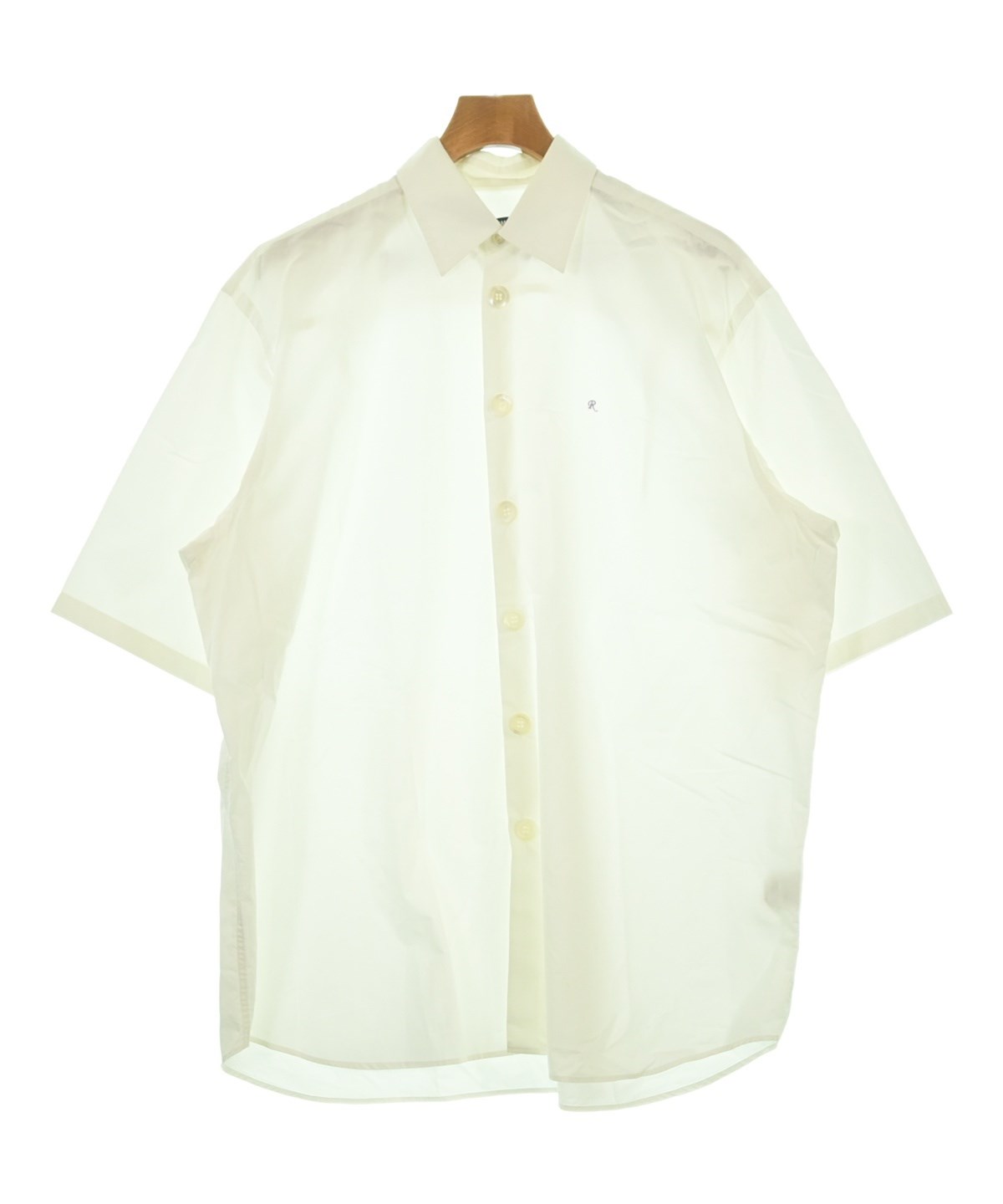 RAF SIMONS（ラフシモンズ）カジュアルシャツ 白 サイズ:46(XXL位