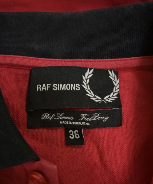 RAF SIMONS（ラフシモンズ）ポロシャツ 赤 サイズ:36(XS位) メンズ/2200632852109
