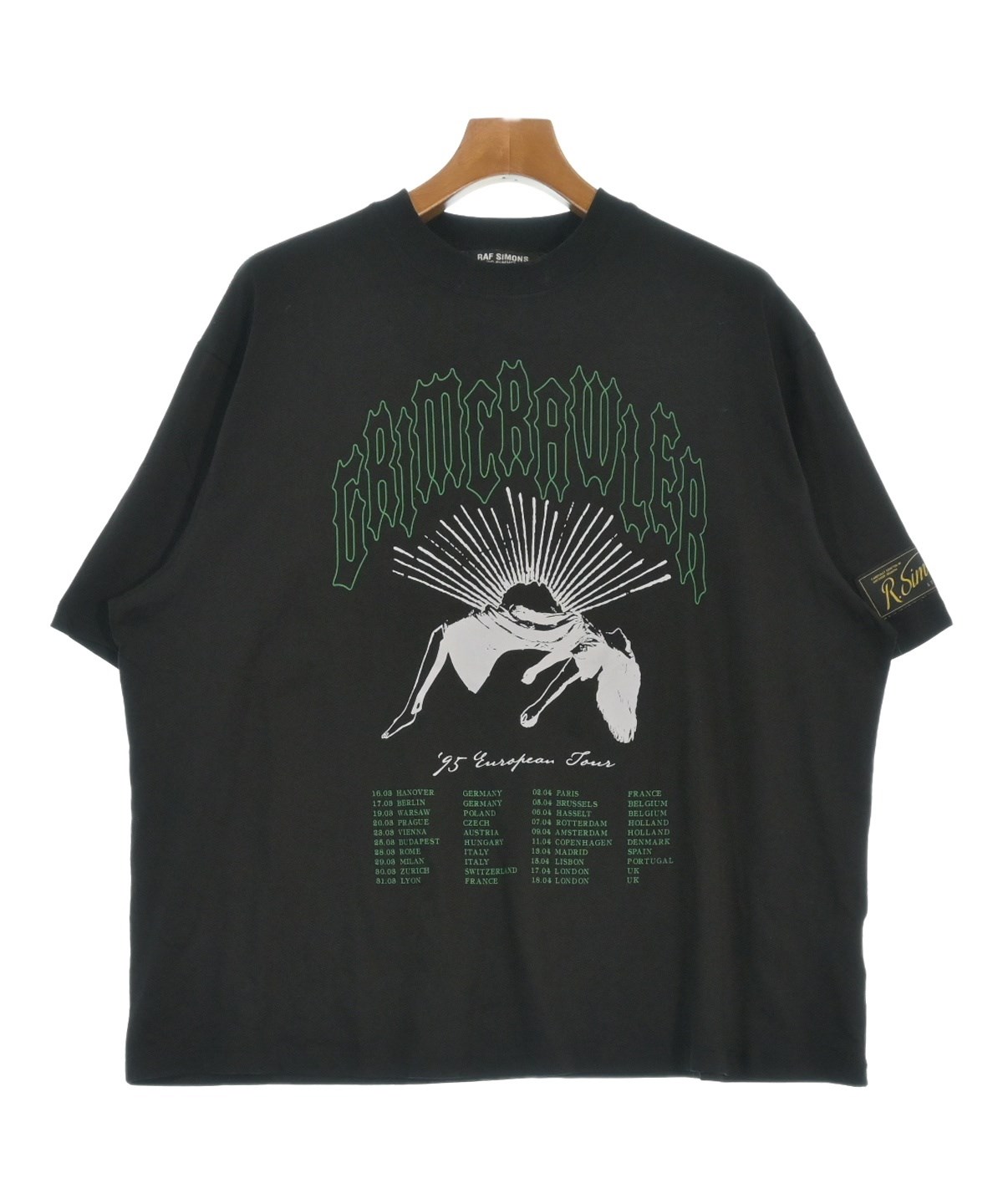 RAF SIMONS(ラフシモンズ)Tシャツ・カットソー 黒 サイズ:S RAF SIMONS(ラフシモンズ)Tシャツ・カットソー 黒 サイズ:S
