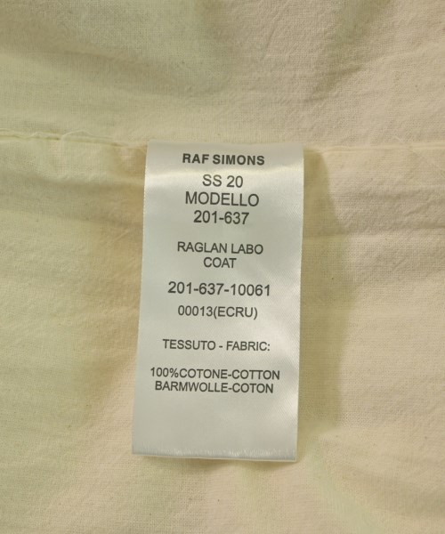 RAF SIMONS（ラフシモンズ）その他 白 サイズ:48(L位) メンズ/2200624109013