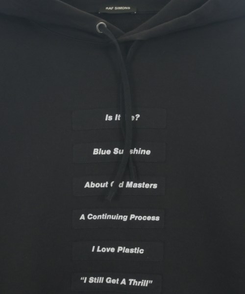 RAF SIMONS（ラフシモンズ）パーカー 黒 サイズ:XL メンズ/2200632853052