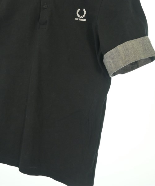 RAF SIMONS（ラフシモンズ）ポロシャツ 黒 サイズ:38(S位) メンズ/2200633664039