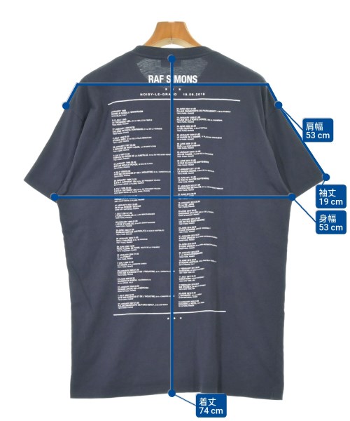RAF SIMONS（ラフシモンズ）Tシャツ・カットソー 紺 サイズ:S メンズ/2200609899014