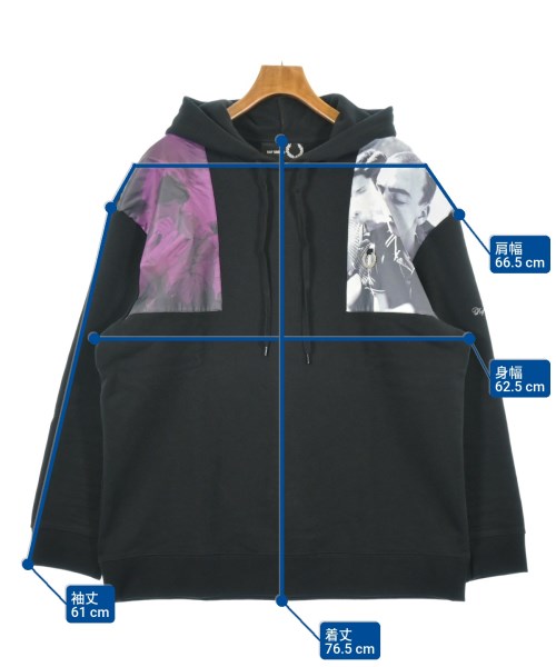 RAF SIMONS（ラフシモンズ）パーカー 黒 サイズ:L メンズ/2200610654046