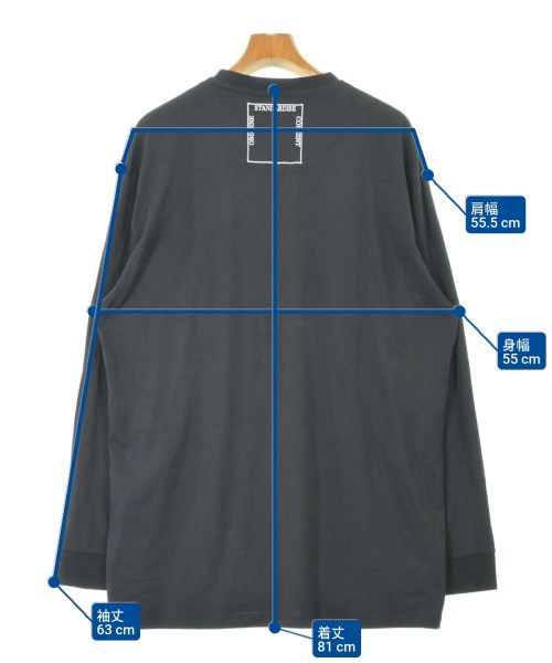 RAF SIMONS（ラフシモンズ）Tシャツ・カットソー 黒 サイズ:M メンズ/2200614882049