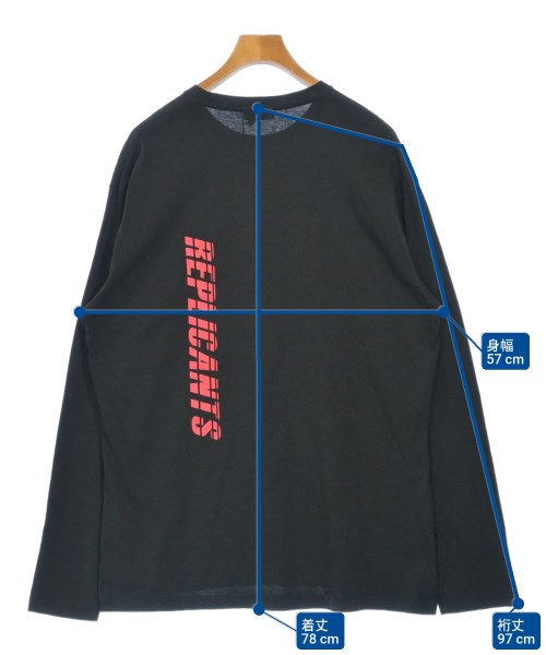 RAF SIMONS（ラフシモンズ）Tシャツ・カットソー 黒 サイズ:L メンズ/2200617075165