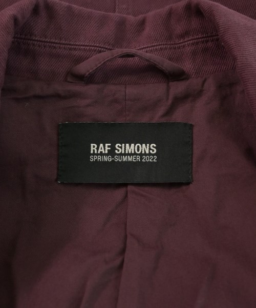 RAF SIMONS（ラフシモンズ）テーラードジャケット 赤 サイズ:S メンズ/2200619367107