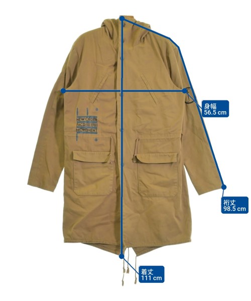 RAF SIMONS（ラフシモンズ）モッズコート ベージュ サイズ:46(M位) メンズ/2200609260012