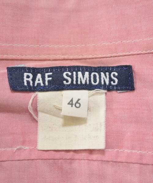 RAF SIMONS（ラフシモンズ）カジュアルシャツ ピンク サイズ:46(L位) メンズ/2200672994111