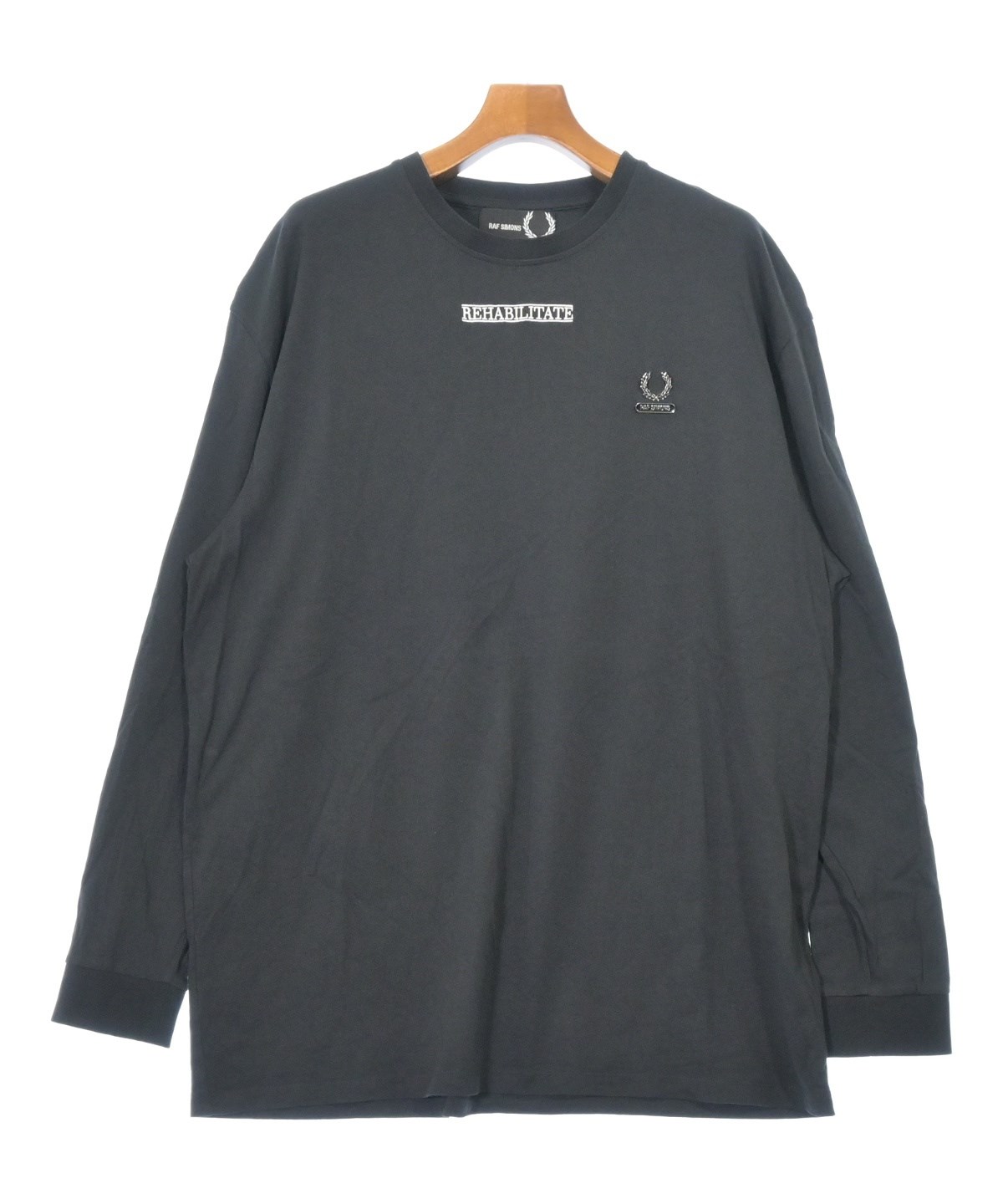 RAF SIMONS（ラフシモンズ）Tシャツ・カットソー 黒 サイズ:L メンズ