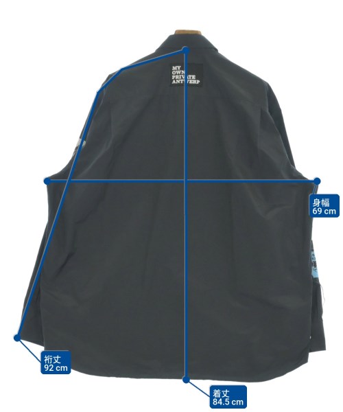 RAF SIMONS（ラフシモンズ）カジュアルシャツ 黒 サイズ:48(L位) メンズ/2200678570081
