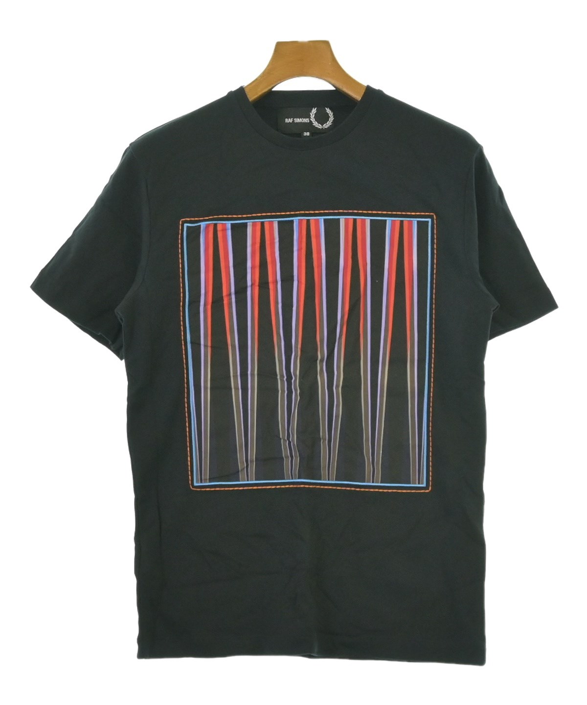 RAF SIMONS（ラフシモンズ）Tシャツ・カットソー 黒 サイズ:38(S位
