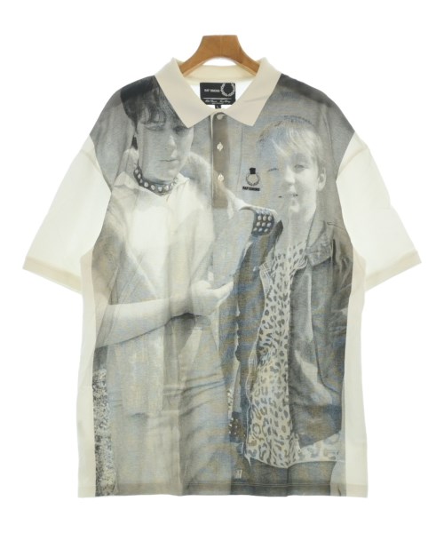 RAF SIMONS(ラフシモンズ)ポロシャツ 白 サイズ:L/2200645053029
