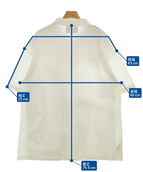 RAF SIMONS（ラフシモンズ）ポロシャツ 白 サイズ:L メンズ/2200645053029