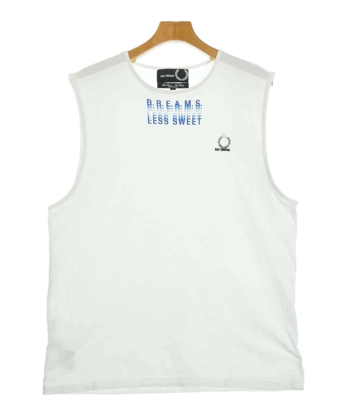 RAF SIMONS（ラフシモンズ）タンクトップ 白 サイズ:M メンズ