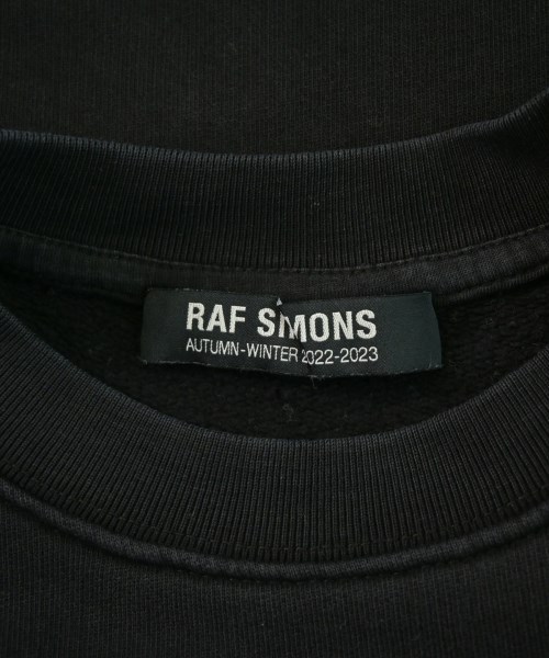 RAF SIMONS（ラフシモンズ）スウェット 黒 サイズ:XS メンズ/2200647385012