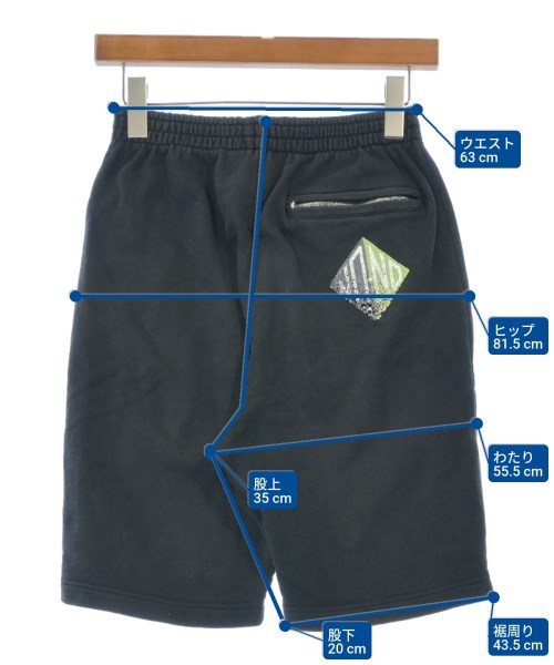 RAF SIMONS（ラフシモンズ）ショートパンツ 黒 サイズ:XS メンズ/2200651782135