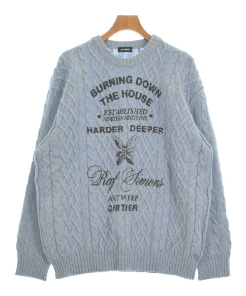 RAF SIMONS（ラフシモンズ）ニット・セーター 青 サイズ:S メンズ/2200700813896