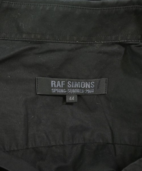 RAF SIMONS（ラフシモンズ）カジュアルシャツ 黒 サイズ:44(S位) メンズ/2200702803079