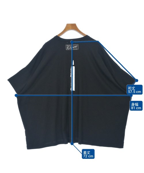 RAF SIMONS（ラフシモンズ）Tシャツ・カットソー 黒 サイズ:S メンズ/2200702518621
