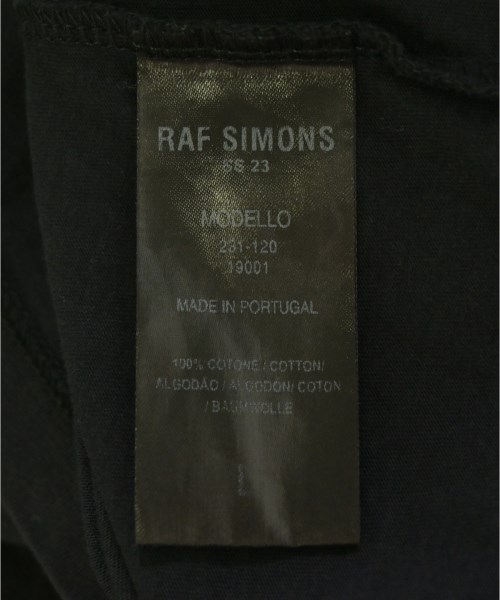 RAF SIMONS（ラフシモンズ）Tシャツ・カットソー 黒 サイズ:L メンズ/2200709199045