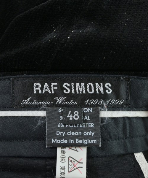 RAF SIMONS（ラフシモンズ）スラックス 黒 サイズ:48(L位) メンズ/2200670300013