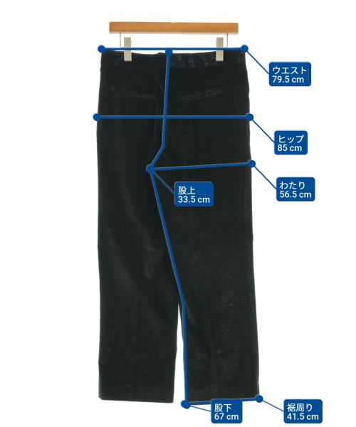 RAF SIMONS（ラフシモンズ）スラックス 黒 サイズ:48(L位) メンズ/2200670300013