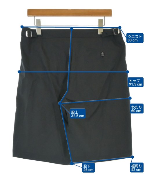 RAF SIMONS（ラフシモンズ）ショートパンツ 黒 サイズ:48(L位) メンズ/2200671068011