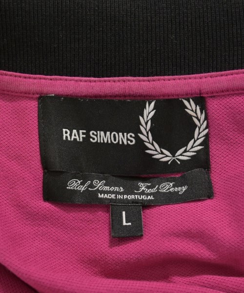 RAF SIMONS（ラフシモンズ）ポロシャツ ピンク サイズ:L メンズ/2200735632080