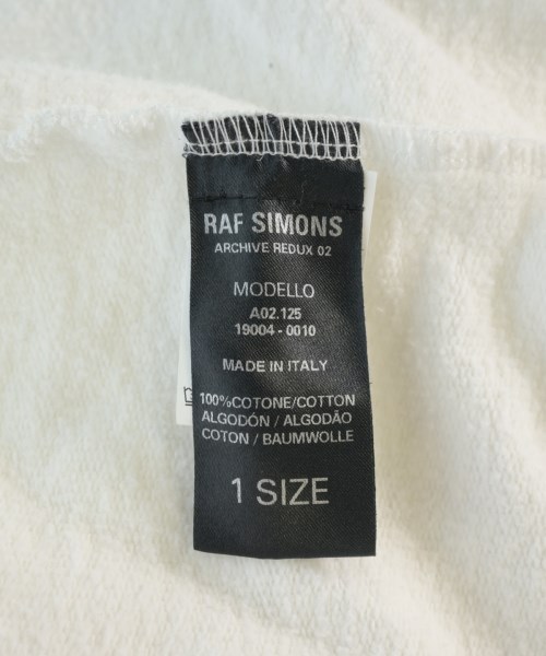 RAF SIMONS（ラフシモンズ）パーカー 白 サイズ:1(S位) メンズ/2200735263031