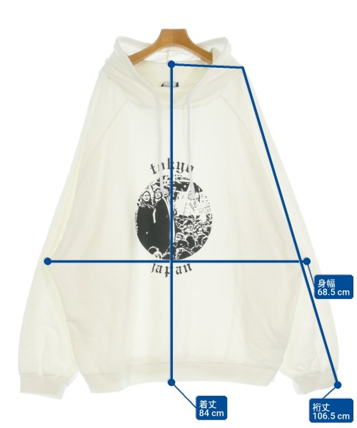 RAF SIMONS（ラフシモンズ）パーカー 白 サイズ:1(S位) メンズ/2200735263031