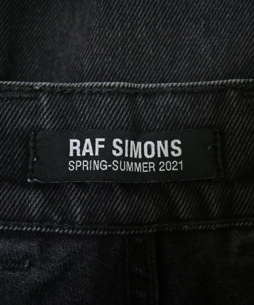 RAF SIMONS（ラフシモンズ）デニムパンツ 黒 サイズ:32(L位) メンズ/2200736984133