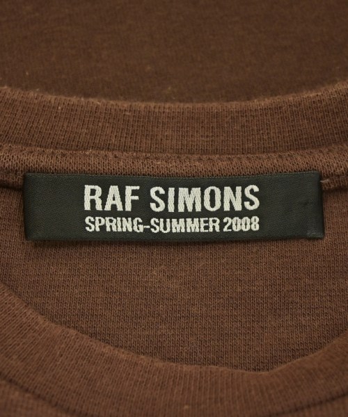 RAF SIMONS（ラフシモンズ）Tシャツ・カットソー 茶 サイズ:44(S位) メンズ/2200737182057