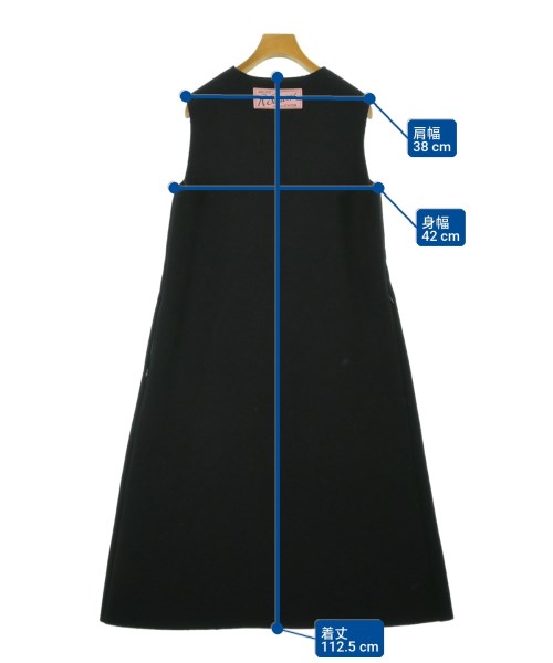 RAF SIMONS（ラフシモンズ）ワンピース 黒 サイズ:36(XS位) レディース/2200718353032