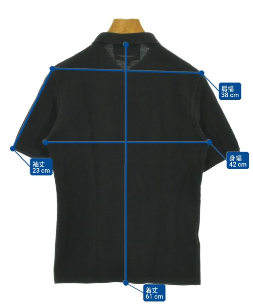 RAF SIMONS（ラフシモンズ）ポロシャツ 黒 サイズ:XS メンズ/2200720984019