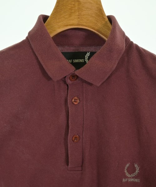 RAF SIMONS（ラフシモンズ）ポロシャツ 茶 サイズ:XS メンズ/2200720984026