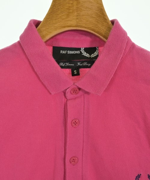 RAF SIMONS（ラフシモンズ）ポロシャツ ピンク サイズ:S メンズ/2200720984040
