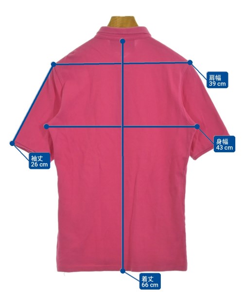 RAF SIMONS（ラフシモンズ）ポロシャツ ピンク サイズ:S メンズ/2200720984040