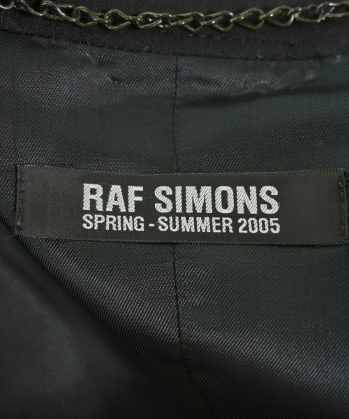 RAF SIMONS（ラフシモンズ）ジャケット 黒 サイズ:46(M位) メンズ/2200721612072