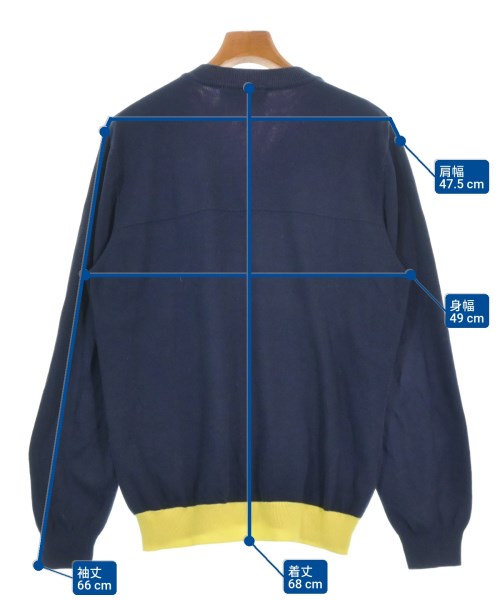 RAF SIMONS（ラフシモンズ）ニット・セーター 紺 サイズ:42(XS位) メンズ/2200683081060