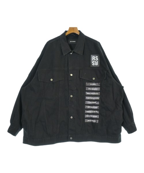 RAF SIMONS(ラフシモンズ)デニムジャケット 黒 サイズ:M/2200684745039